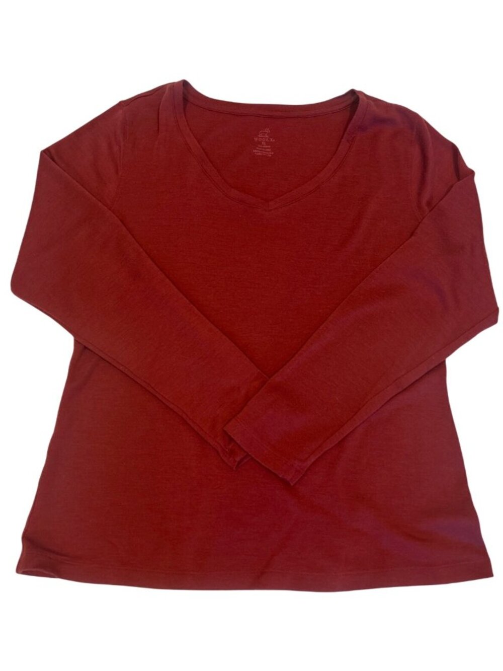WOOLX Layla Merino Wool Long Sleeve Tee Size X-Large